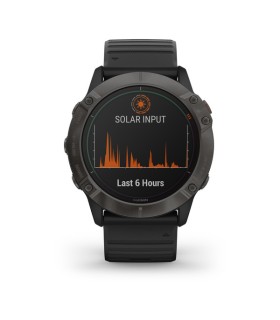 Garmin fēnix 6X Pro Solar Multisport laikrodis, Pilka / Juodas