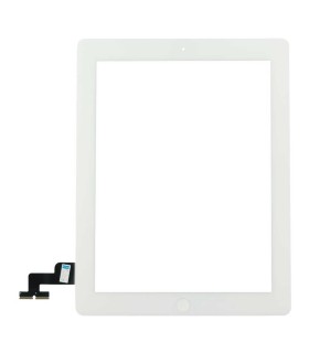 Apple iPad 2 lietimui jautrus stikliukas su home mygtuku ir laikikliais baltas HQ