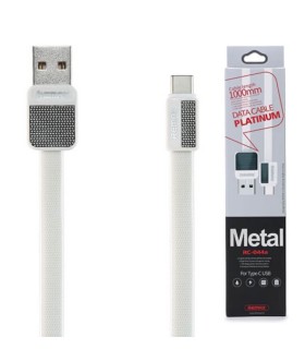 Remax USB kabelis - Platinum RC-044a USB Type C baltas