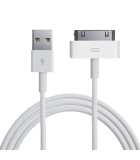 iPhone USB-kabelis 4g/4s 1 meter white